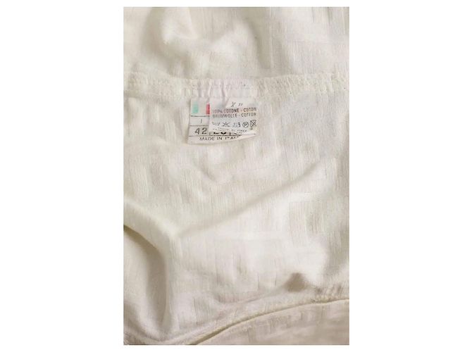 Fendi Weiße ärmellose Jacke - Ansicht 6