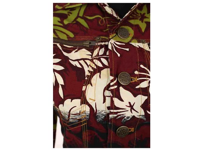 Jean Paul Gaultier Chaqueta granate Burdeos - vista 3