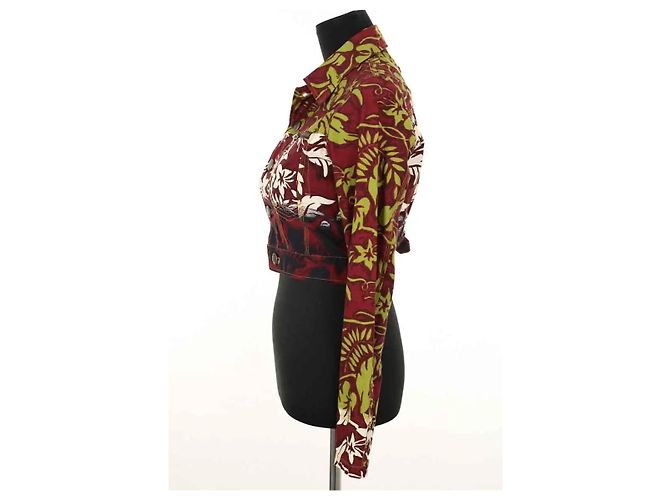 Jean Paul Gaultier Chaqueta granate Burdeos - vista 4