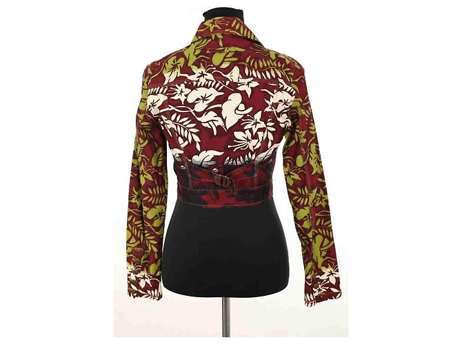 Jean Paul Gaultier Chaqueta granate Burdeos - vista 5