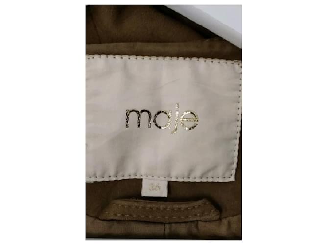 Maje Braune Lederjacke - Ansicht 5
