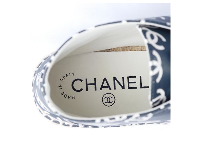 Espadrillas alte con logo CC di Chanel - vista 7