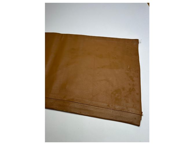 Vintage Courreges Lederhosen braun M - Ansicht 5