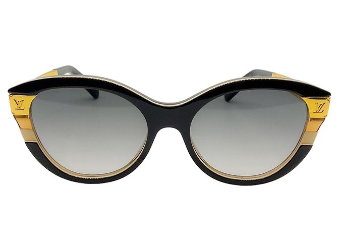 Gafas de sol Cat Eye Petit Soupçon negras Louis Vuitton Negro - vista 2