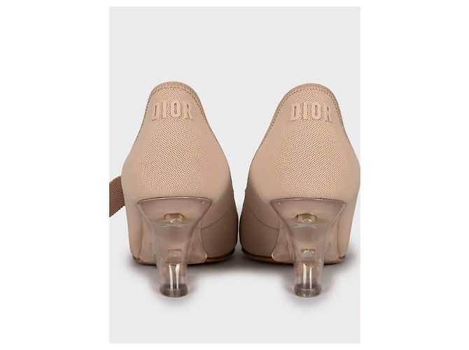 Beige Schnürheels Christian Dior Größe 35,5 Gebraucht - Ansicht 4