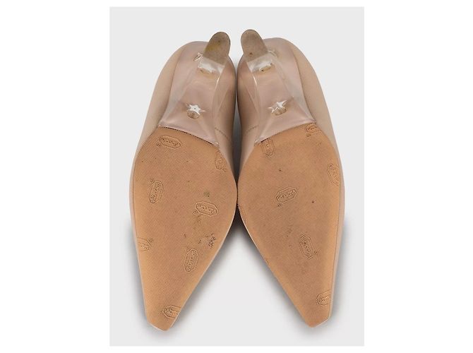 Beige Schnürheels Christian Dior Größe 35,5 Gebraucht - Ansicht 5