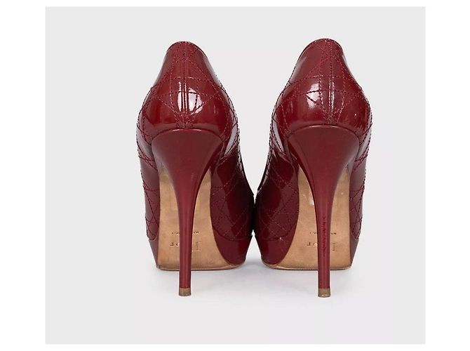 Rote Lacklederabsätze von Christian Dior - Größe 38 gebraucht - Ansicht 4