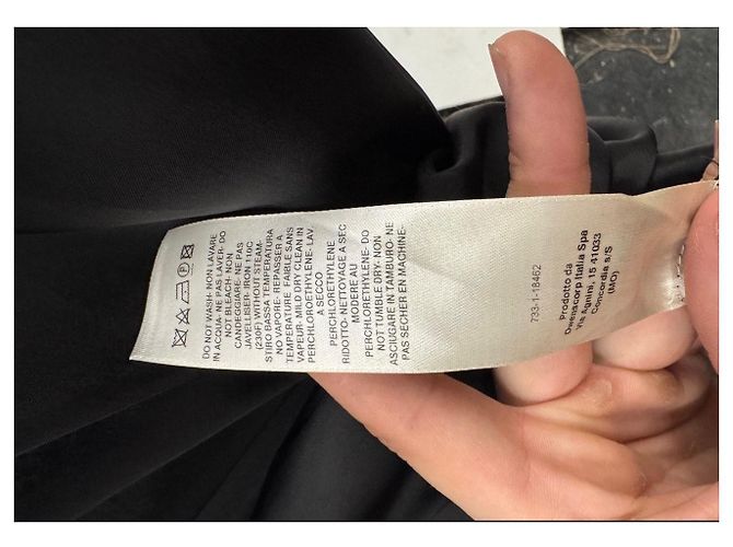 Abito fluido in cupro nero trasparente Rick Owens US4 S usato - vista 7