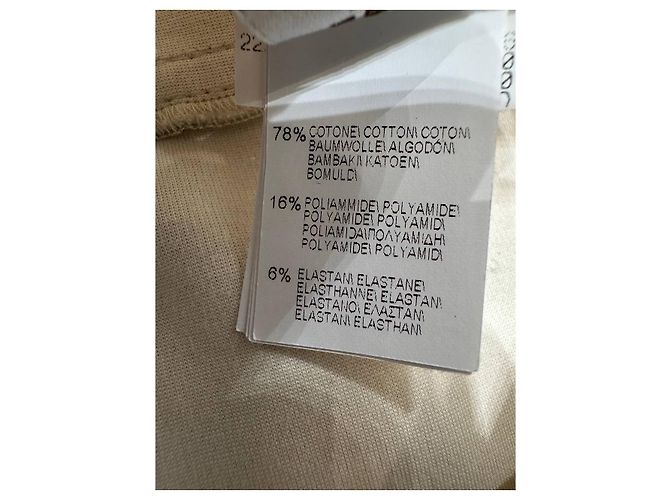 Pantalones de algodón ecru Brunello Cucinelli Talla 38 - vista 8