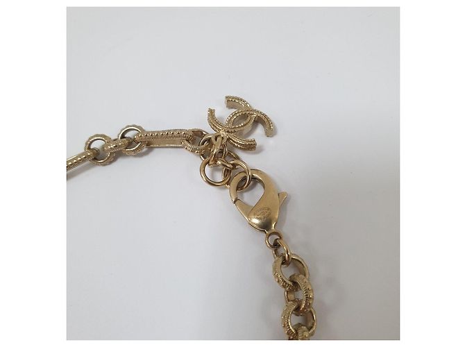 Timeless Collana Pendente CC Gripoix & Strass Chanel Usata - vista 5