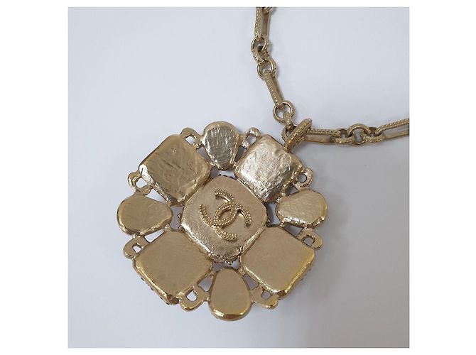 Timeless Collana Pendente CC Gripoix & Strass Chanel Usata - vista 7