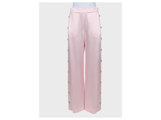 Blazer e Calças de Viscose Rosa Balmain Tamanho 36 Usado - vista 4