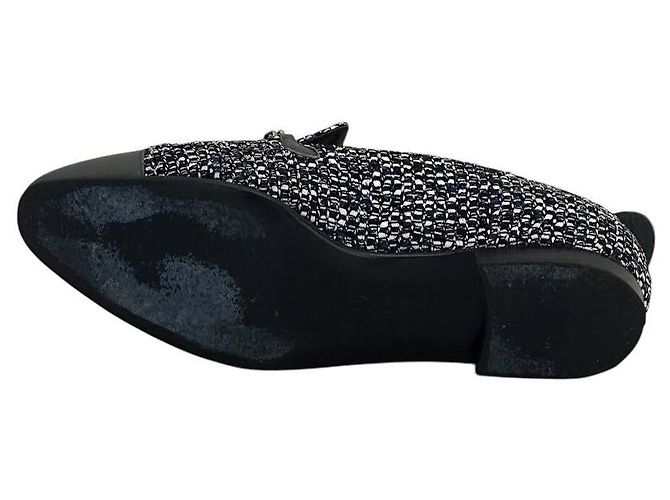 Timeless Mocassini a punta in tweed Chanel Taglia 37,5 Usati - vista 5