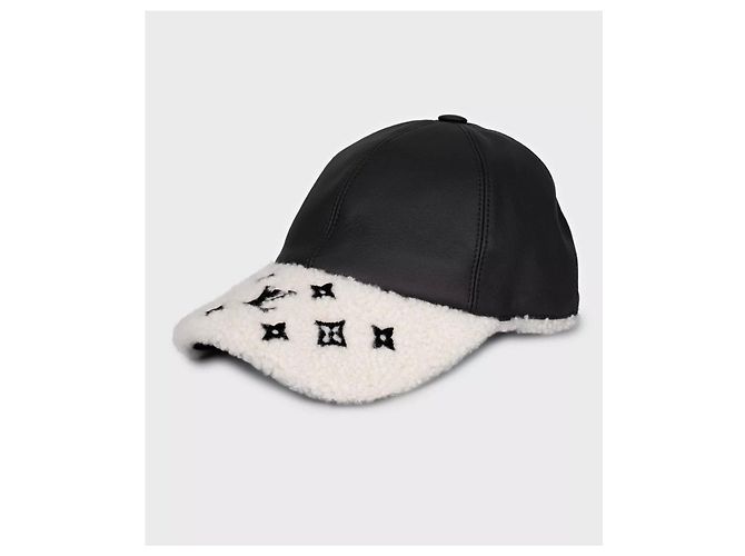 Louis Vuitton Lammfell Mütze und Handschuh Set - Größe M Gebraucht - Ansicht 2
