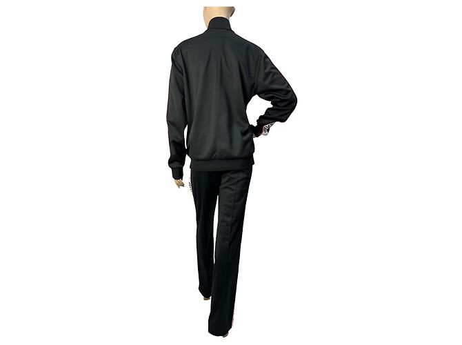 Tuta Givenchy nera con strisce laterali a contrasto Taglia M usata - vista 2