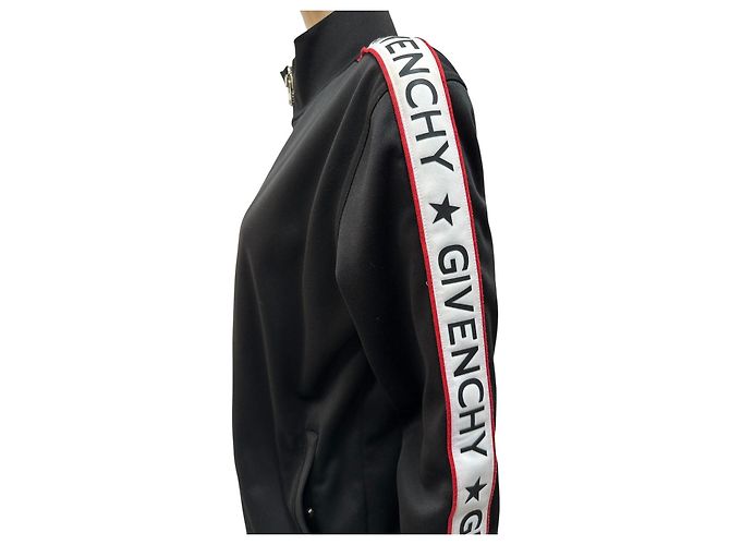 Tuta Givenchy nera con strisce laterali a contrasto Taglia M usata - vista 3