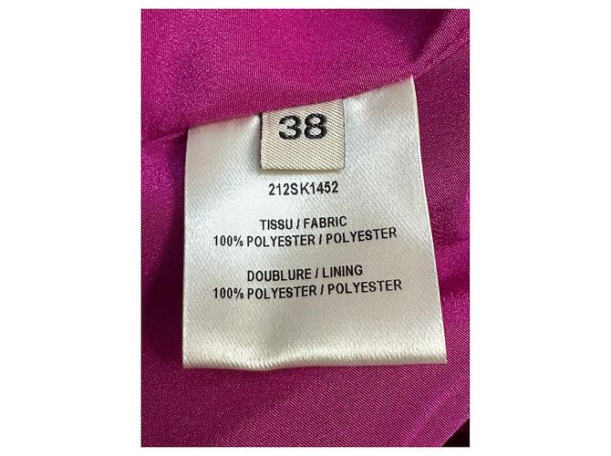 Gonna Mini in Satin Fucsia Alexandre Vauthier Taglia 38 - vista 6