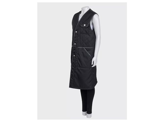 Gilet Maxi Nero Prada - IT48/XXL Usato - vista 2
