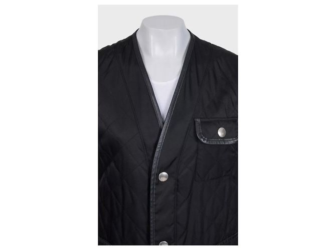 Gilet Maxi Nero Prada - IT48/XXL Usato - vista 4