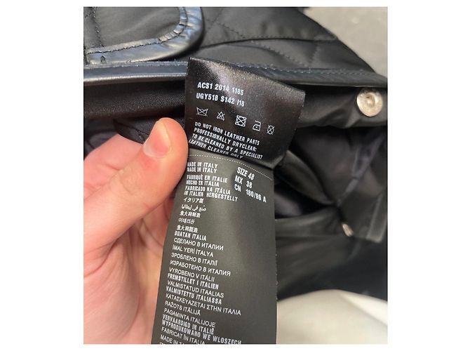 Gilet Maxi Nero Prada - IT48/XXL Usato - vista 6