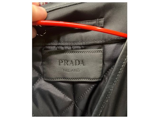 Gilet Maxi Nero Prada - IT48/XXL Usato - vista 7
