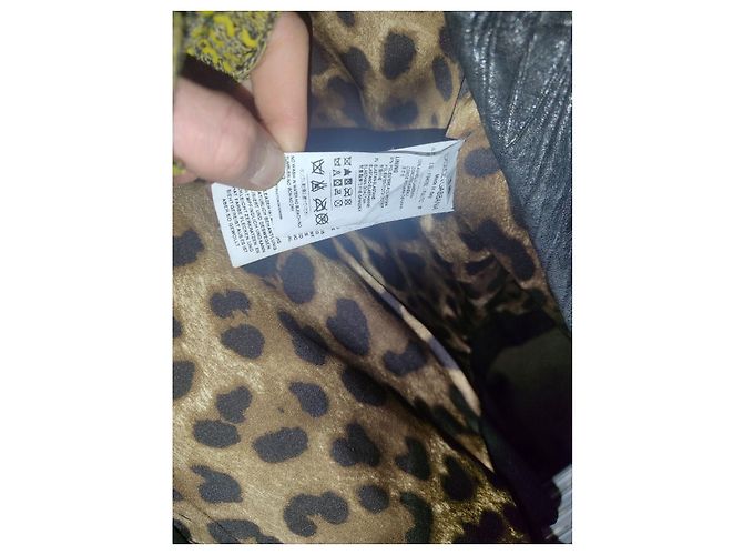 Schwarze Lederjacke Dolce & Gabbana EU 36 / S gebraucht - Ansicht 5
