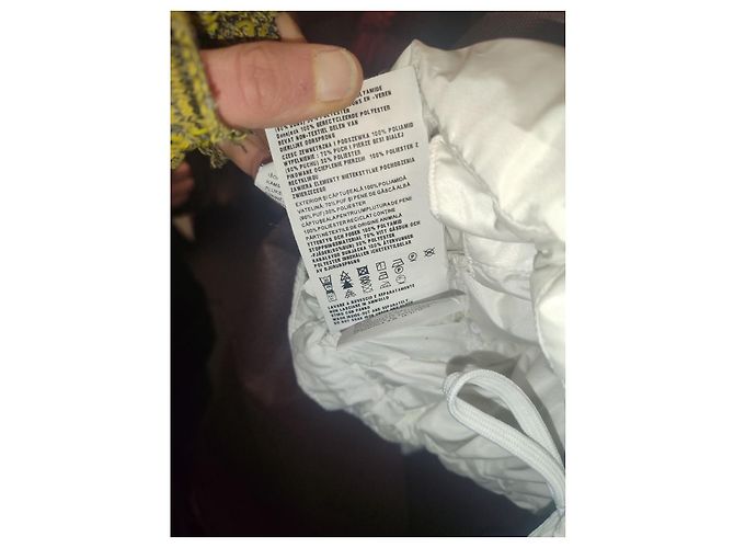 Giacca corta in piuma con logo Prada bianca IT 38 / XS usata - vista 7