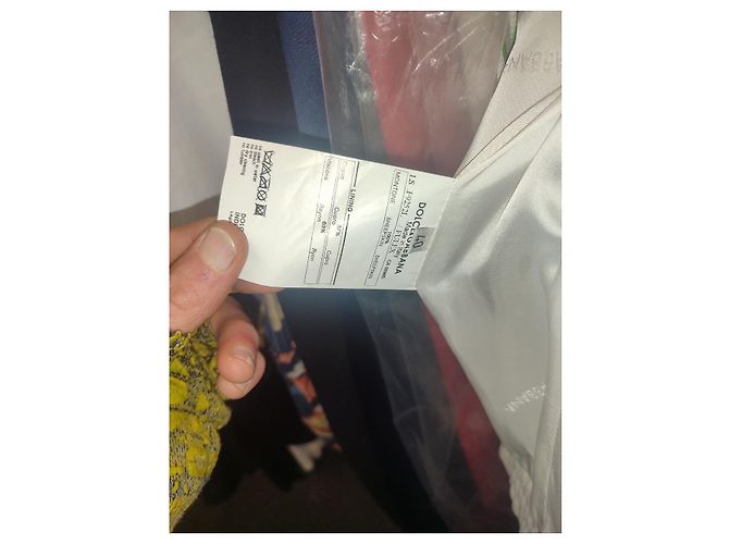 Weiße Lederjacke Dolce & Gabbana IT 40 / S Gebraucht - Ansicht 6