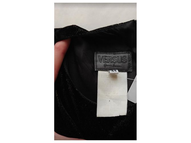 Versus Versace Vintage Versace Versus Schwarzes Enges Kleid - Größe 44/L Gebraucht - Ansicht 5