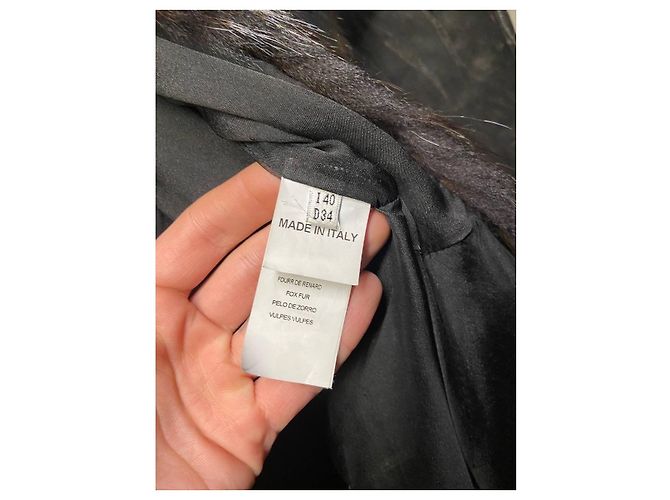Abrigo de piel sintética marrón Blumarine Talla 40 / S De segunda mano - vista 7