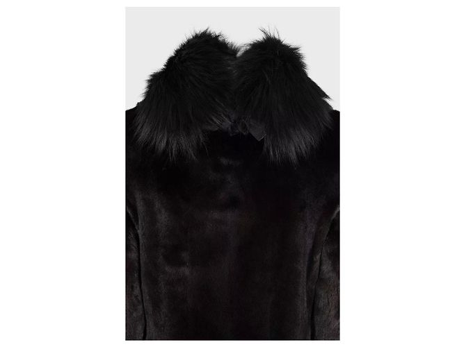 Autre Marque Abrigo Lujo Amato Marrón - Talla S/IT 40 de segunda mano - vista 5