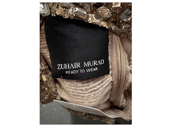 Zuhair Murad Silberne Perlen Cocktailkleid - Größe S Gebraucht - Ansicht 5
