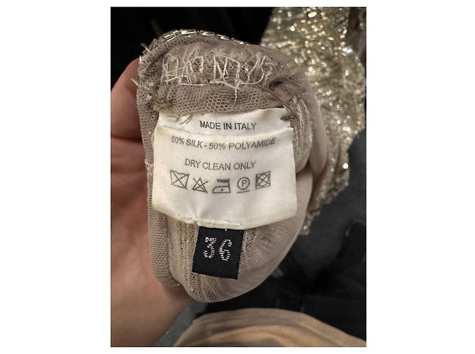 Zuhair Murad Silberne Perlen Cocktailkleid - Größe S Gebraucht - Ansicht 6
