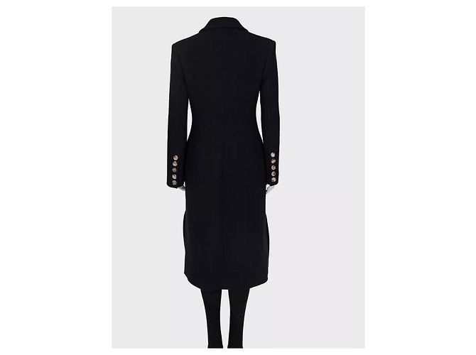 Manteau en Laine Noir Khaite - US 4 / S D'occasion - vue 3