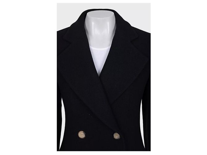 Manteau en Laine Noir Khaite - US 4 / S D'occasion - vue 4