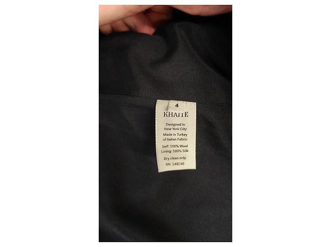 Manteau en Laine Noir Khaite - US 4 / S D'occasion - vue 5