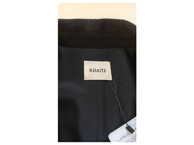 Manteau en Laine Noir Khaite - US 4 / S D'occasion - vue 6