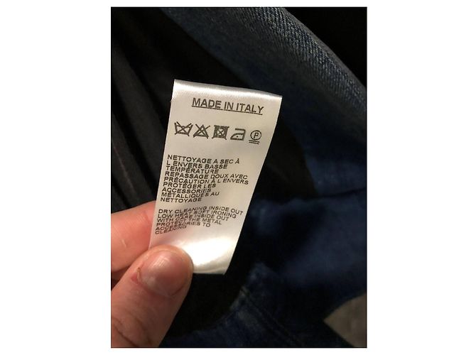 Balmain Double-Breasted Blue Denim Jacket - Size 38 pre-owned - view 5