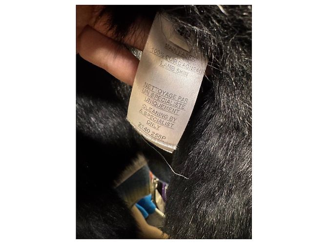 Schwarze Lammlederweste von Balmain - Größe IT40 / S gebraucht - Ansicht 6
