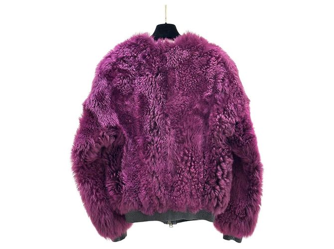 TOM FORD Lammfell Chubby Bomberjacke - Größe 38 Gebraucht - Ansicht 2