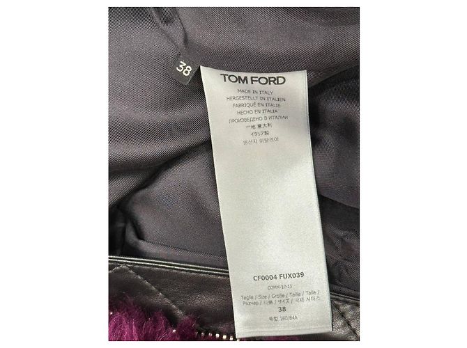 TOM FORD Lammfell Chubby Bomberjacke - Größe 38 Gebraucht - Ansicht 3