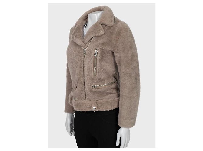 Acne Studios Brown Shearling Jacket - Size EU36 / S Pre-owned - view 2