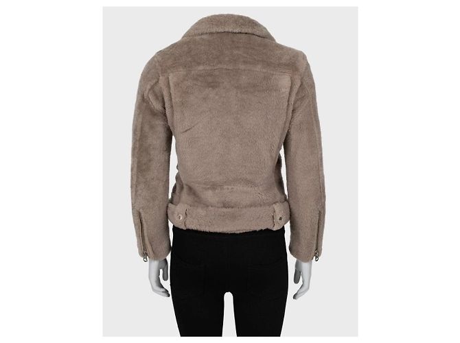 Acne Studios Brown Shearling Jacket - Size EU36 / S Pre-owned - view 3