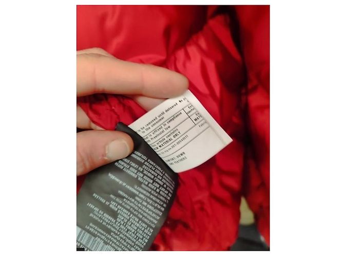 Prada Red Fitted Down Jacket Winter Coat Sz 38/XS Pre-owned - view 6