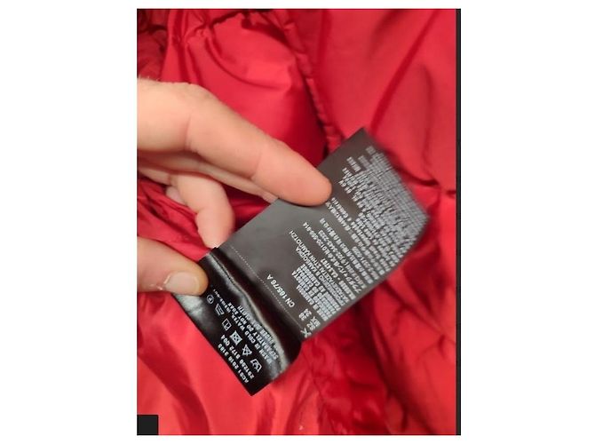 Prada Red Fitted Down Jacket Winter Coat Sz 38/XS Pre-owned - view 9