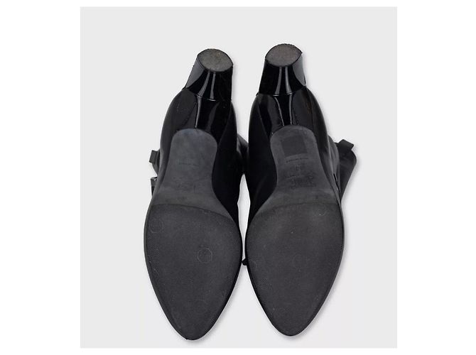 Céline Celine Schwarze Lederfransen Stiefel - Größe 38 Gebraucht - Ansicht 4