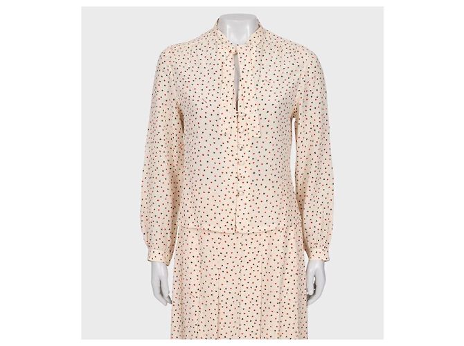 Céline Celine Seidenbluse und Rock Set - Größe FR44 - Gebraucht - Ansicht 5