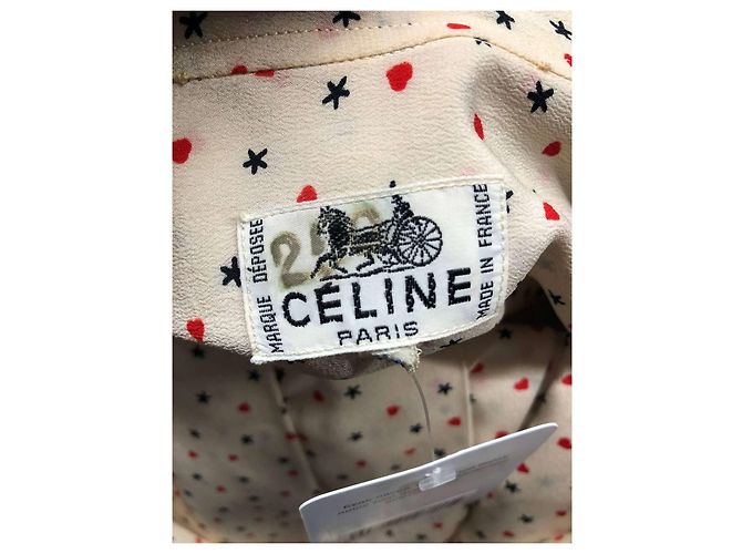 Céline Celine Seidenbluse und Rock Set - Größe FR44 - Gebraucht - Ansicht 9