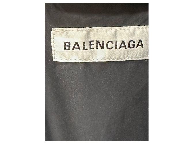 Schwarze lackierte Pufferjacke von Balenciaga - Größe 38 - Gebraucht - Ansicht 4