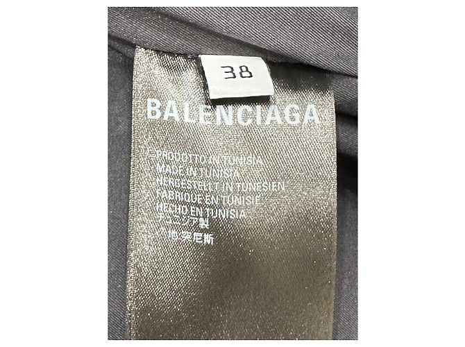 Schwarze lackierte Pufferjacke von Balenciaga - Größe 38 - Gebraucht - Ansicht 5